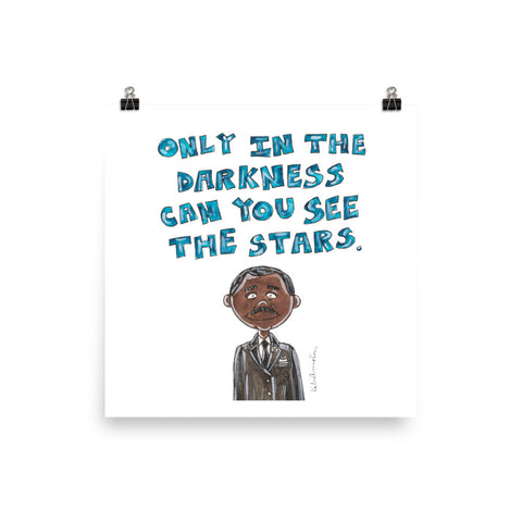 Little MLK Quote Art Print