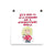 Little Dolly Quote Art Print