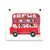 London Bus Art Print