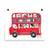 London Bus Art Print