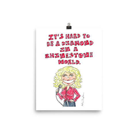 Little Dolly Quote Art Print