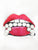 Red Lips Pillow