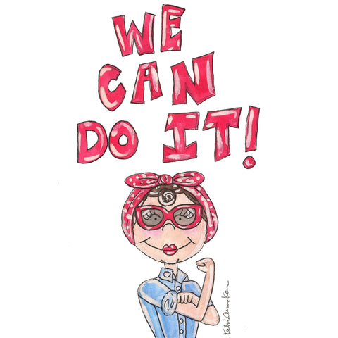 Rosie the Riveter Quote Illustration