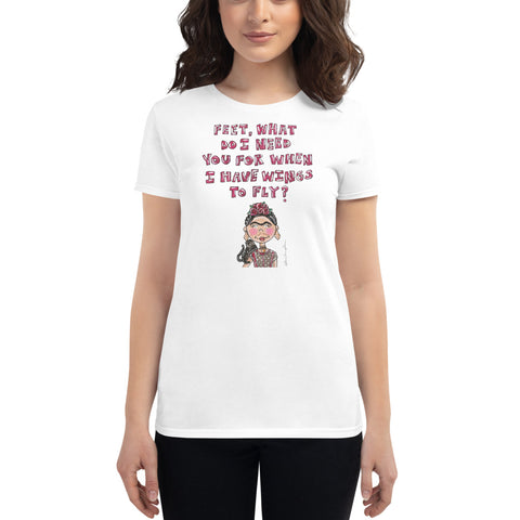 Little Frida Quote Women's short sleeve t-shirt