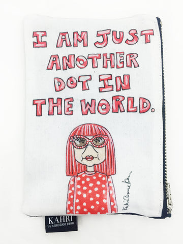 Yayoi Quote Coin Purse